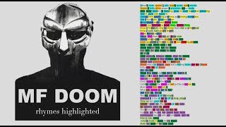 MF DOOM  Thats That  Lyrics Rhymes Highlighted 052 [upl. by Ennahtebazile]