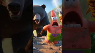 Patrick’s Grilled Fish Smells So Good a Big Bear Wants to Steal It SpongeBob Patrick Animation [upl. by Kahn10]