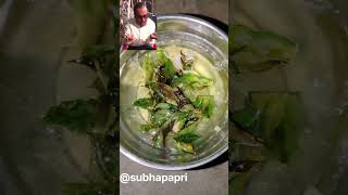 Jackie Shroff s Anda Kadi Patta recipe recipe food minivlog foodie shorts ytshorts [upl. by Ahsekad]