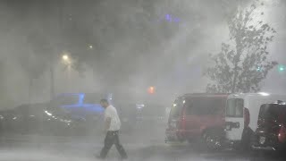 Hurricane Milton makes landfall in Florida as a Category 3 storm [upl. by Nerrej]