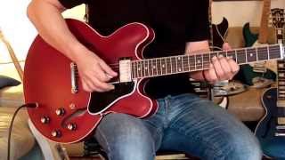 2011 Gibson ES335 Dot cherry satin Part1 [upl. by Beckman]