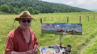 Painting the Brown Farm Wyalusing PA  Brian Keeler [upl. by Keligot]