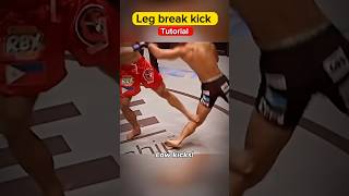 Leg Break kick‼️devtkd tutorial [upl. by Hayidah]