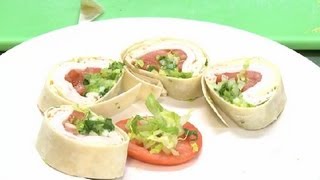 How to Make Sliced Sandwich Wraps  Chicken Salads amp Sandwiches [upl. by Paryavi890]