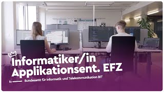 Entwickeln und testen als Informatiker EFZ Applikationsentwicklung  BIT  Lehrstellenvideo  Yousty [upl. by Haddad237]