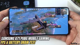 Samsung Galaxy A71 PUBG Mobile Gaming test 2023 [upl. by Fabien]