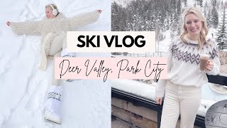 SKI VLOG 2023 THE BEST WEEK SKIING IN PARK CITY amp DEER VALLEY [upl. by Schifra22]