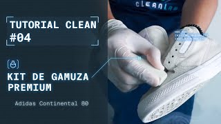 Tutorial Clean 04  Kit Gamuza Premium  Como limpiar zapatillas de gamuza [upl. by Greenwald]