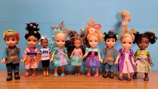 Crazy hair day  Elsa amp Anna toddlers at school  Barbie dolls [upl. by Alletse]