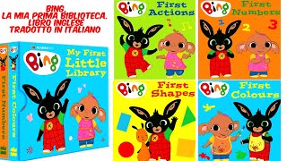 Bing La mia prima biblioteca 4 libri con puzzle  libri in inglese tradotti in italiano [upl. by Neelehtak]