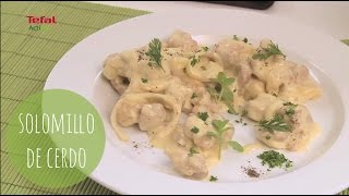 Receta con Tefal Actifry  Solomillo de cerdo [upl. by Neeloc]