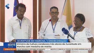 Ministro da Cultura condecora três atores do Juventude em Marcha com Medalha de Mérito [upl. by Jozef82]