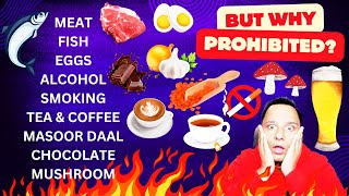 List of dangerous Tamasic and Rajasic items prohibited for Spiritual progress  Why satvik bhog [upl. by Nonnahsed]