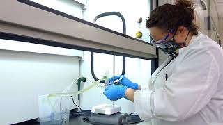 Synthesis of Phenacetin part 1 setup and IR of starting material [upl. by Eanaj]