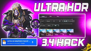 PUBG GRAPHIC HÆCK 🔥34 UPDATE 🔥 LOW DEVICE ULTRA HDR UNLOCK 🔥NO BAN 🔥 WORKING 🔥 [upl. by Nisse]