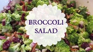 How to Make Broccoli Ranch Salad Dairy Free [upl. by Orel308]