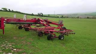 KUHN GA7301 TWIN ROTOR RAKE [upl. by Mlohsihc263]