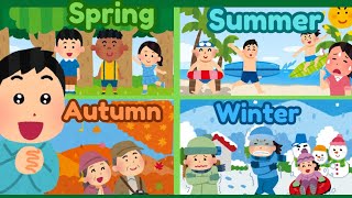 Four Seasons Song for Kids  Educational Nursery Rhyme  Lear Four Seasons of the Year [upl. by Getter]