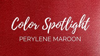 Color Spotlight Perylene Maroon PR179  Season 3 [upl. by Zoubek]