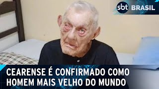 Brasileiro de 112 anos se torna o homem mais velho do mundo  SBT Brasil 301124 [upl. by Gabrielson502]