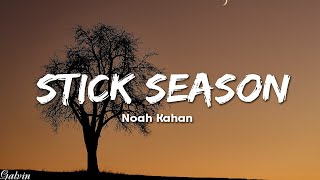 Noah Kahan  Stick Season Lyrics [upl. by Rockwell]