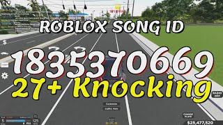 27 Knocking Roblox Song IDsCodes [upl. by Noislla557]