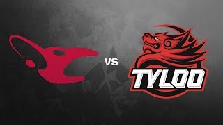 mousesports vs TyLoo  SL iLeague StarSeries Season 5 Round 2 Train  Map 1 [upl. by Sevy]