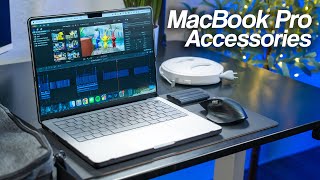 10 Essential MUST HAVE Accessories for YOUR MacBook Pro in 2023 [upl. by Yhtommit]