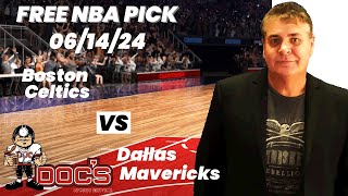 NBA Picks  Celtics vs Mavericks Prediction 6142024 Best Bets Odds amp Betting Tips  Docs Sports [upl. by Orutra]