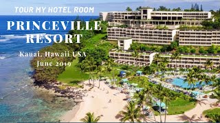 Tour My Hotel Room Princeville Resort Kauai Hawaii USA [upl. by Dine]