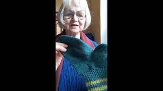 selfmade knitting Sockenspitze stricken [upl. by Geralda748]