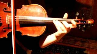 Unusual Antique Lion Head Violin Solo Sound Sample Excerpt of Karl Bohm Sarabande in G minor [upl. by Arihas]