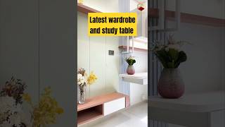 Latest wardrobe and study table short furniture kapat [upl. by Akinahs511]