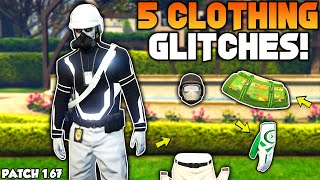 GTA 5 ONLINE TOP 5 CLOTHING GLITCHES AFTER PATCH 167 Invisible Arms Duffel Bags amp More [upl. by Zolner910]