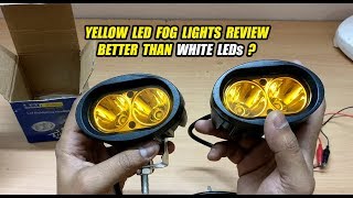 How does Switchback LED Fog Light Bulb work  DualColor White and Yellow [upl. by Bijan]