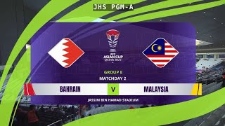 LIVE MALAYSIA vs BAHRAIN AFC ASIAN CUP QATAR 2023 [upl. by Baxie]