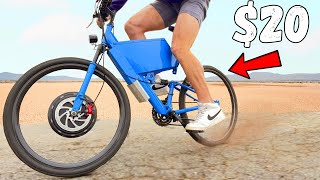 I turned a 20 Goodwill bike into an EBIKE [upl. by Buffy]