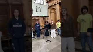 Cambridges Cadenza rehearsing for Edinburgh Fringe [upl. by Madoc]