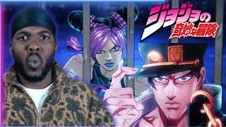 WHAT ARE THESE VARIANTS  First Time Reacting To JoJos Bizarre Adventure All Openings 112 [upl. by Najram]