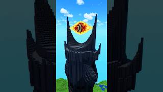 Barad Dur Tower  Minecraft Timelapse minecraft build minecraftbuilding timelapse cinematic [upl. by Mcwilliams501]