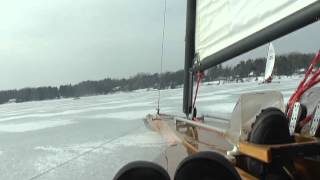 Now You Know Iceboating on Elk Lake [upl. by Emelyne]