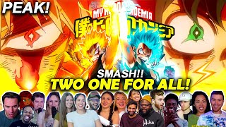 THIS IS PEAK🔥DEKU amp BAKUGO vs NINE🤯quotThey Went Crazyquot MHA Heroes Rising Movie PT2 Reaction Mashup [upl. by Monroe]