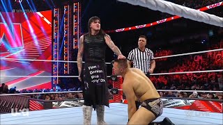 Dominik Mysterio vs The Miz  WWE RAW 1222024 [upl. by Einnep]