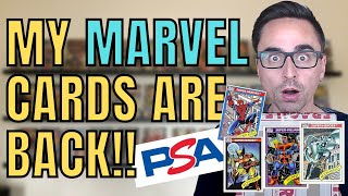 PSA Unboxing  MARVEL TRADING CARDS  Universe Series 1 amp 2 What Grades Did I Get Comic Cards [upl. by Caro945]