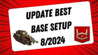 war commander update best base setup 82024 [upl. by Necila]