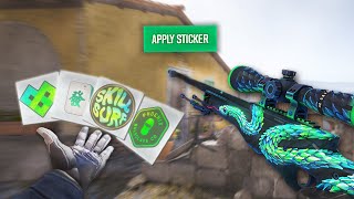 AWP Atheris BEST Sticker Combo in CS2 Best sticker combinations  AWP Atheris [upl. by Anilyx]