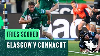 Glasgow v Connacht  Try highlights  Preseason 202425 [upl. by Notsruht719]