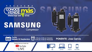 Compresores rotativos SAMSUNG  COMPRESORES SERVICIOS CA [upl. by Ahsatam]