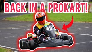 Back In A DUAL ENGINED PROKART At Wombwell Karting [upl. by Allac]