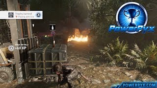 Shadow of the Tomb Raider  Playing with Fire Trophy Guide MISSABLE [upl. by Khano]